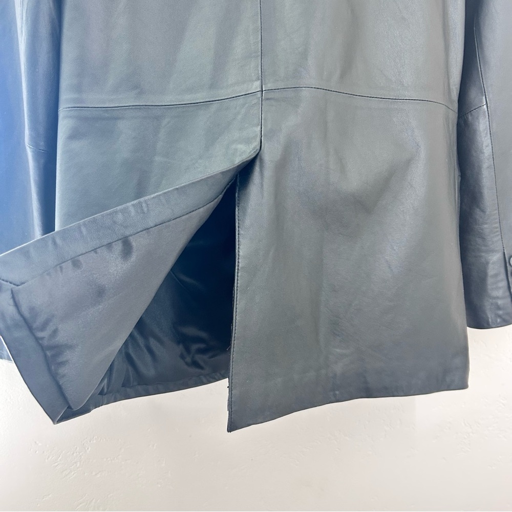 Guide Gear Men’s Black Leather Blazer Jacket Size L Classic Western - Picture 9 of 11
